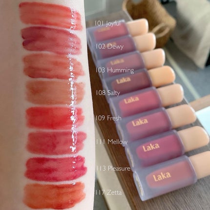 フルーティーグラムティント/Laka/リップティントを使ったクチコミ(4枚目)