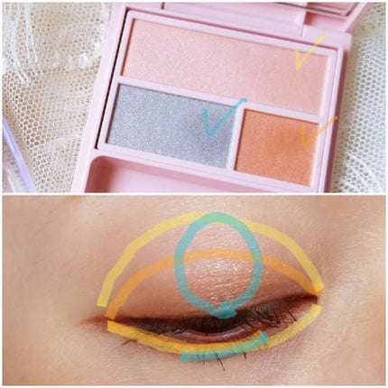 フーミー アイシャドウパレット S.P/WHOMEE/アイシャドウパレットを使ったクチコミ(3枚目)