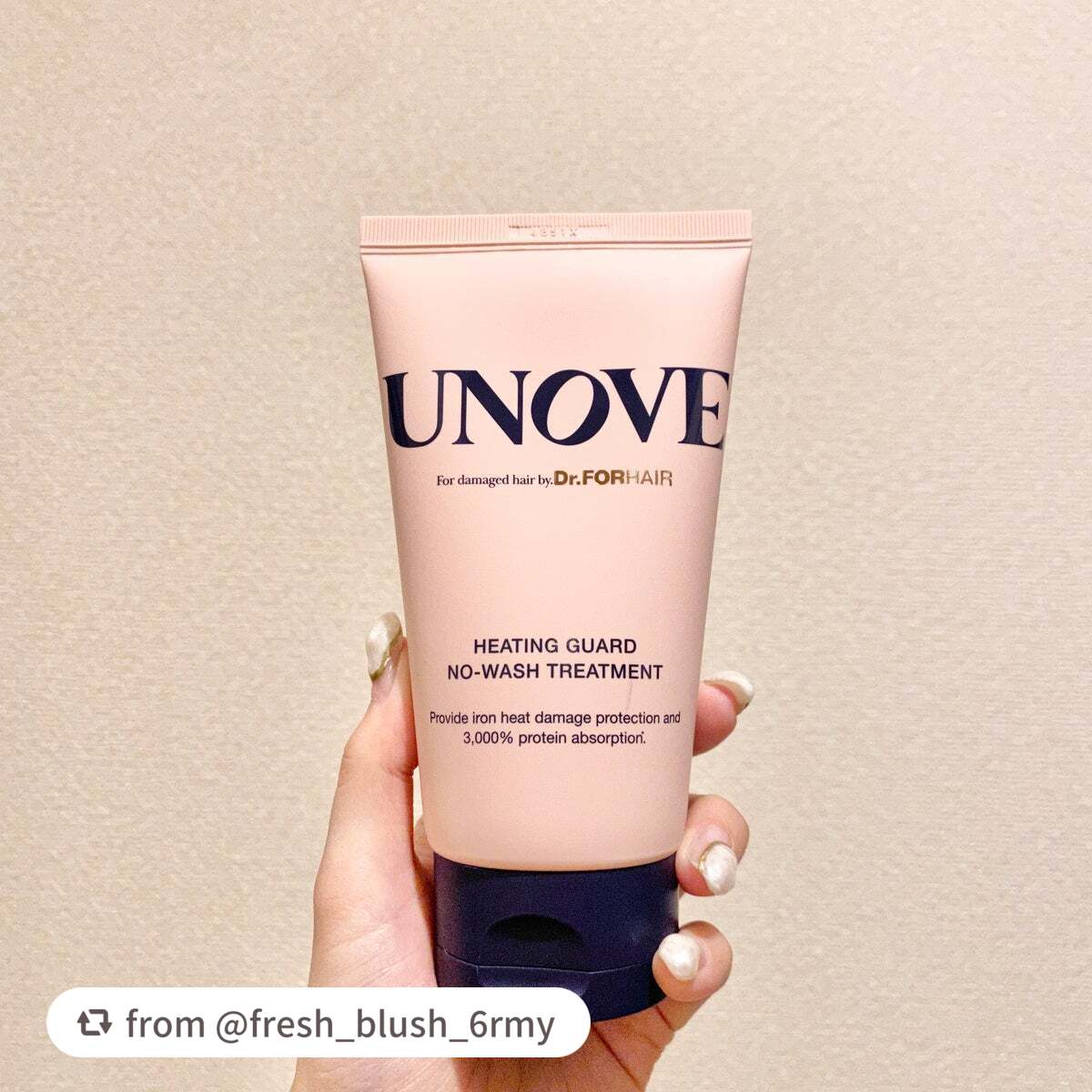 アノブ ヒーティングガードノーウォッシュトリートメント/UNOVE/ヘアトリートメントを使ったクチコミ(2枚目)