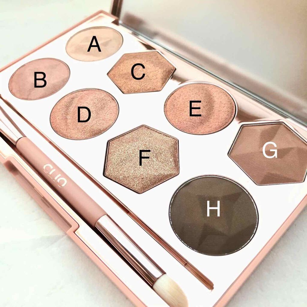 プリズム エアー アイ パレット/CLIO/アイシャドウパレットを使ったクチコミ（2枚目）