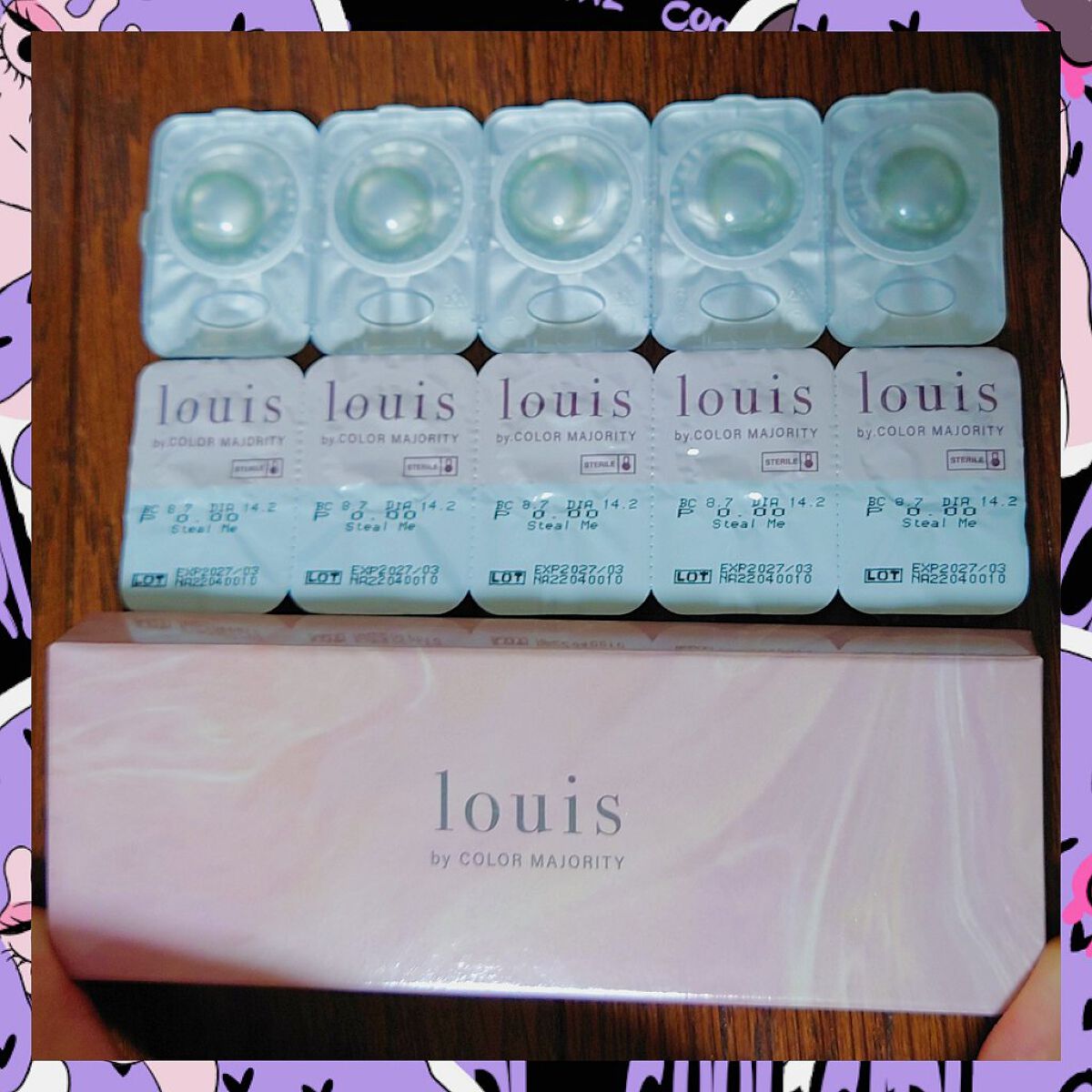 ルイ バイ カラーマジョリティー /louis by COLOR MAJORITY/カラーコンタクトレンズを使ったクチコミ（1枚目）