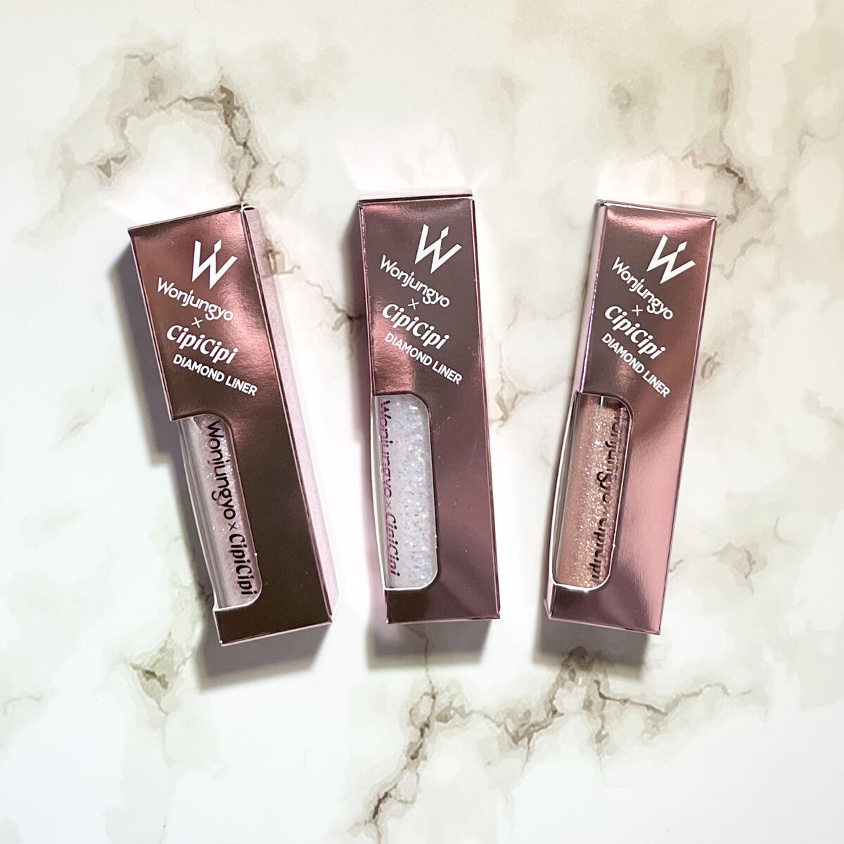 ウォンジョンヨ　ダイヤモンドライナー/Wonjungyo/リキッドアイシャドウを使ったクチコミ（1枚目）