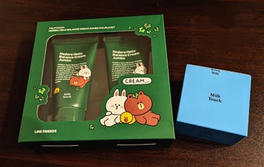 LINE FRIENDS ヘデラヘリックスバランスクリームジャンボSET/Milk Touch/フェイスクリームを使ったクチコミ（1枚目）