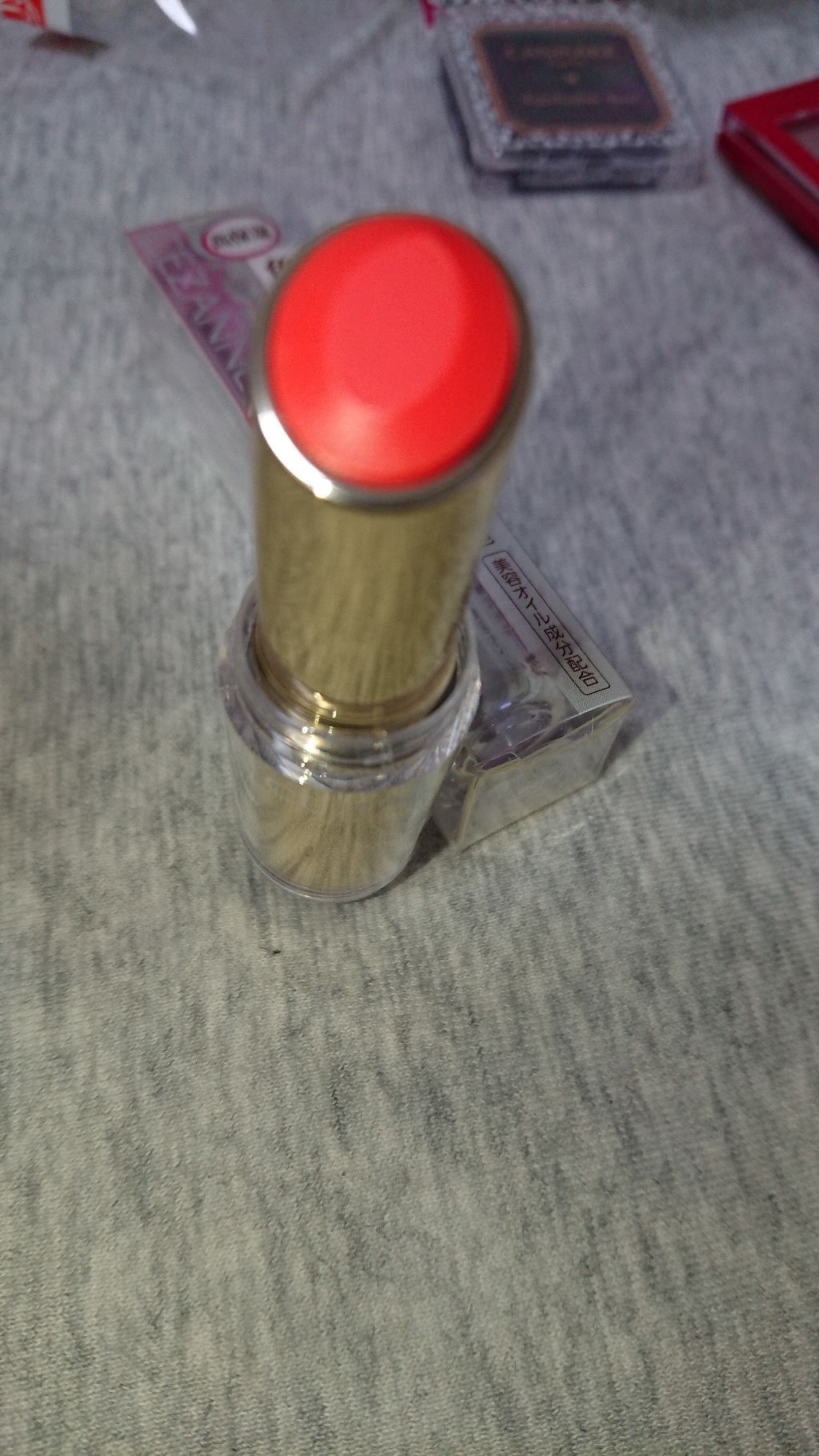 ラスティンググロスリップ/CEZANNE/口紅を使ったクチコミ(2枚目)