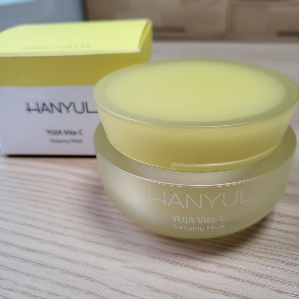 月光ゆず睡眠パック(旧バージョン)/HANYUL(ハンユル)/フェイスクリームを使ったクチコミ(5枚目)