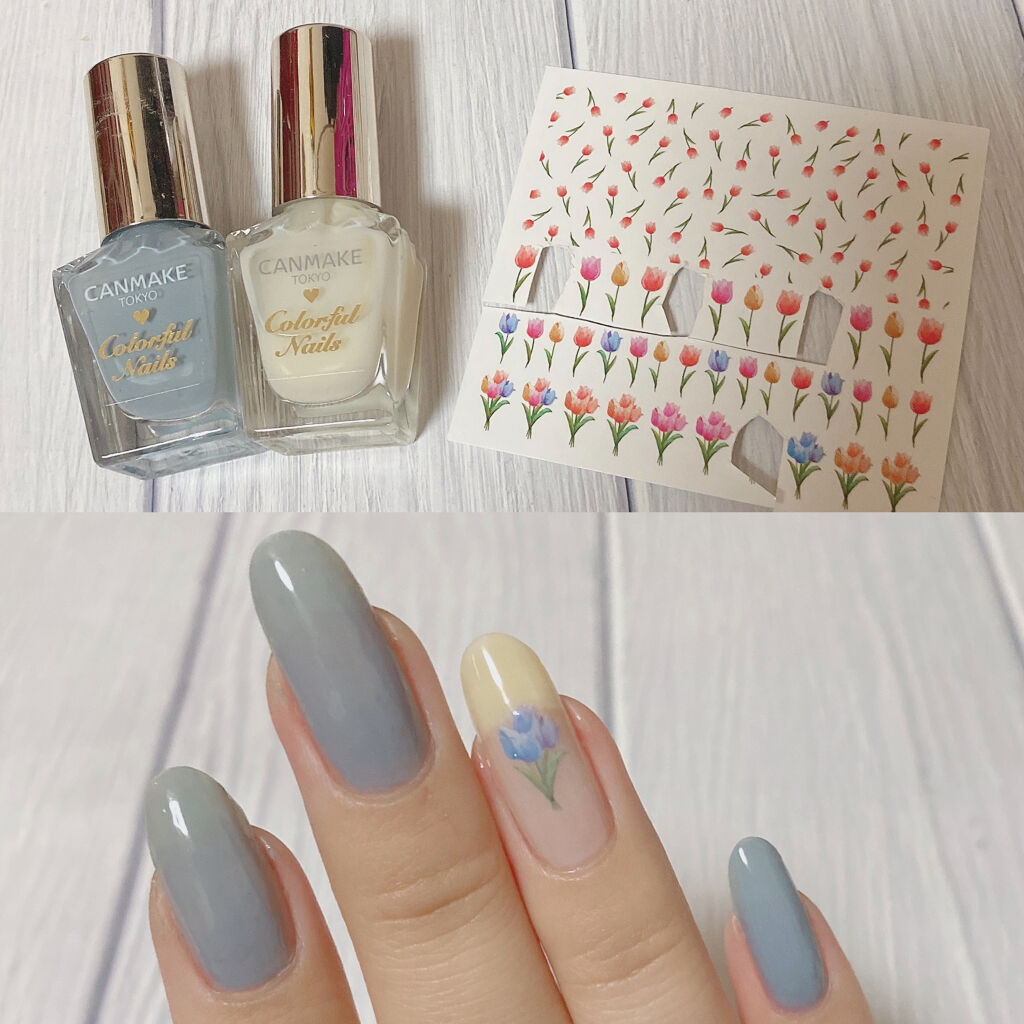 カラフルネイルズ/キャンメイク/マニキュアを使ったクチコミ（2枚目）