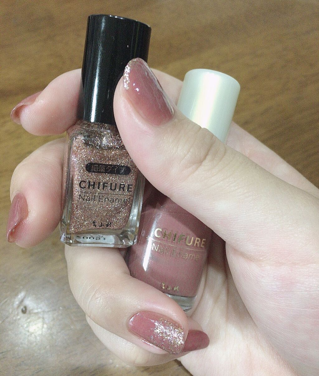 ネイル エナメル 細筆タイプ/ちふれ/マニキュアを使ったクチコミ（1枚目）