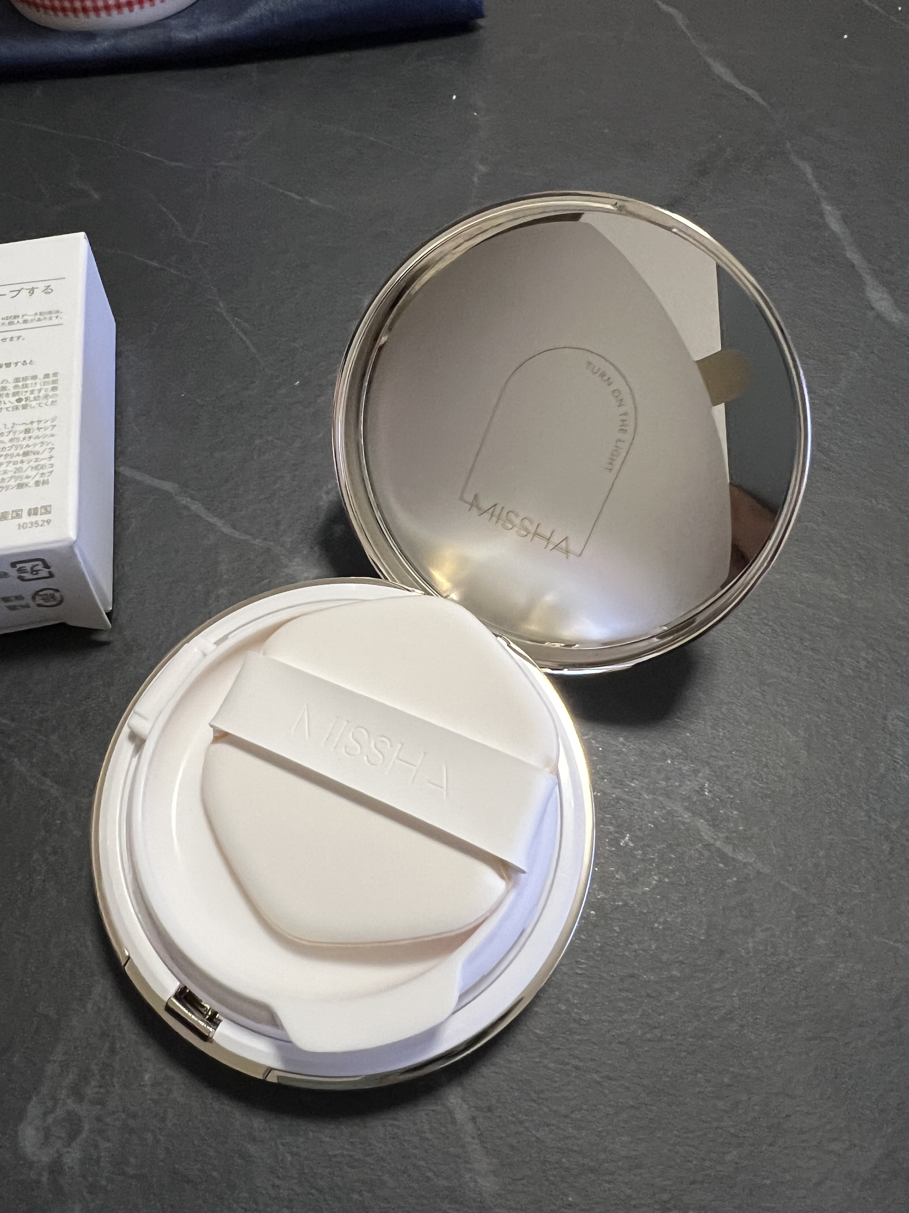 グロウ クッション ライト ＜ライトタイプ＞/MISSHA/クッションファンデーションを使ったクチコミ（2枚目）