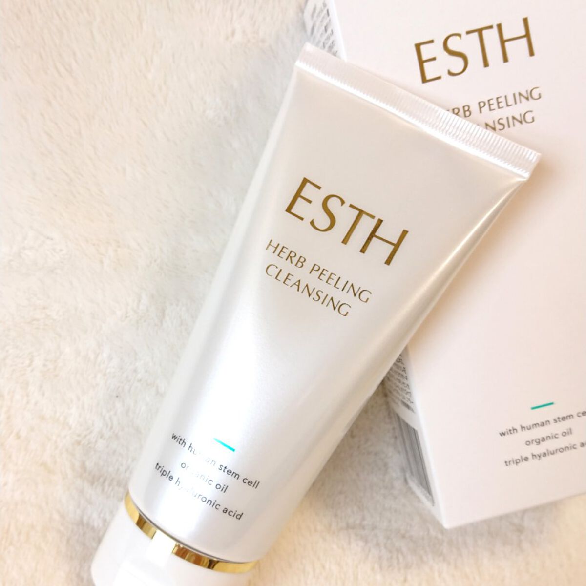 ハーブピーリングクレンジング/ESTH/クレンジングジェルを使ったクチコミ（1枚目）