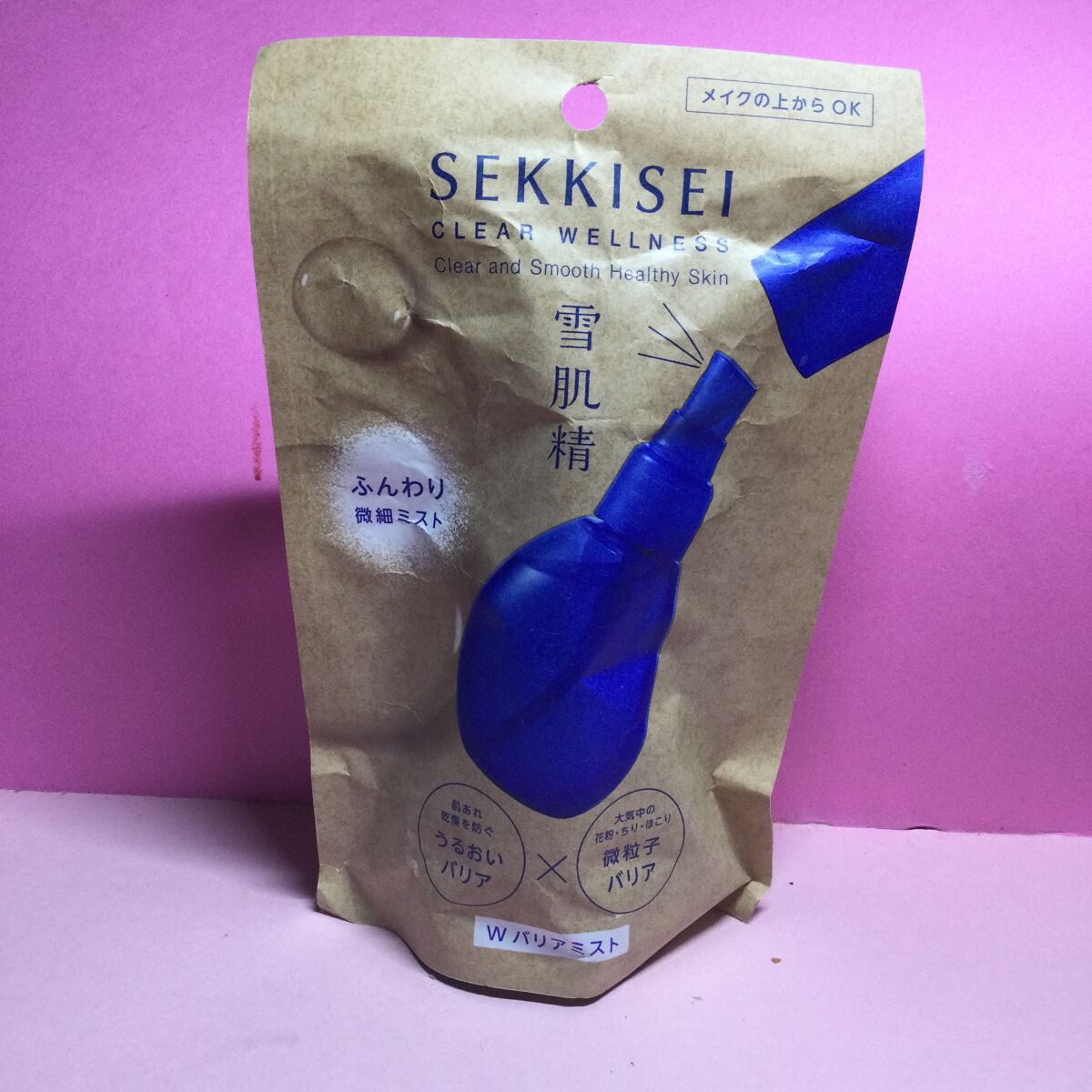 クリアウェルネス Ｗ バリア ミスト/雪肌精/ミスト状化粧水を使ったクチコミ（2枚目）