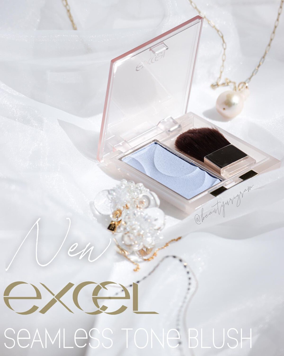 シームレストーン ブラッシュ/excel/パウダーチークを使ったクチコミ(1枚目)