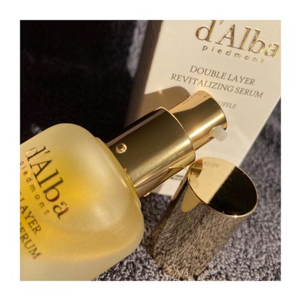 ホワイトトリュフダブルレイヤーリバイタライジングセラム/ダルバ/美容液を使ったクチコミ(3枚目)