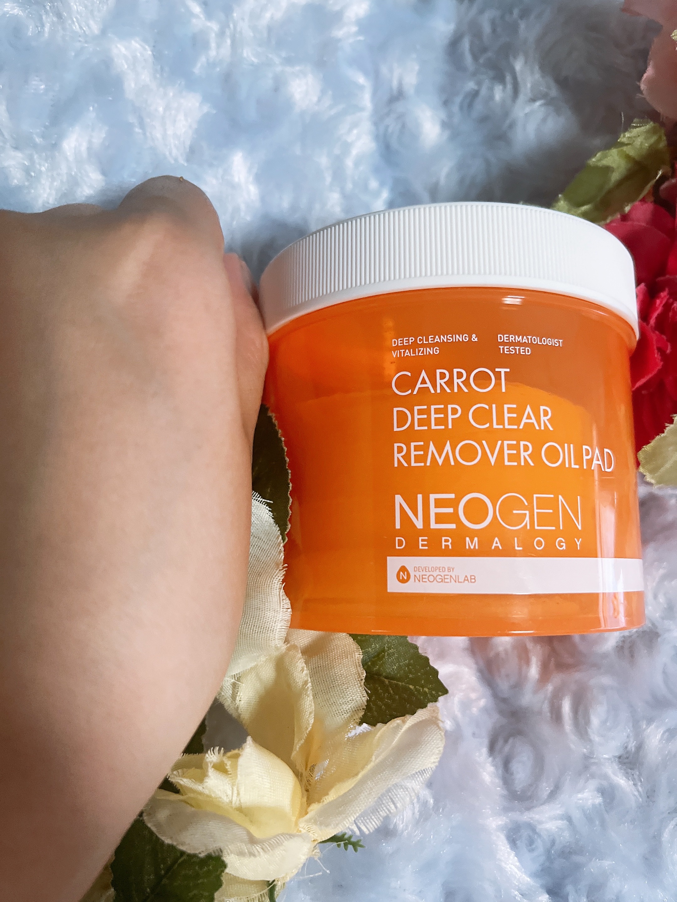 キャロットディープクリアリムーバーオイルパッド/NEOGEN/トナーパッドを使ったクチコミ（3枚目）