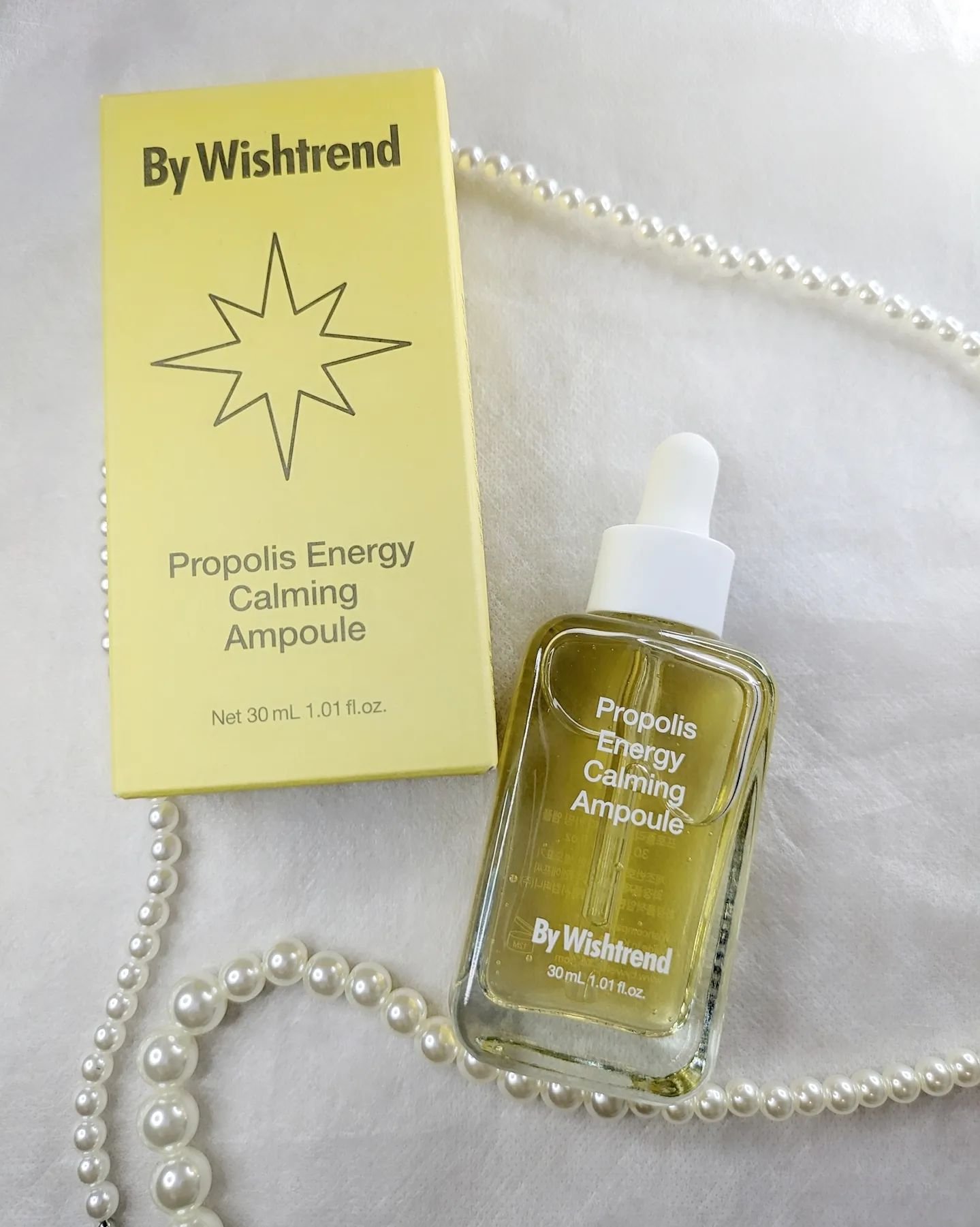 プロポリスエナジーカーミングアンプル/By Wishtrend/美容液を使ったクチコミ（1枚目）