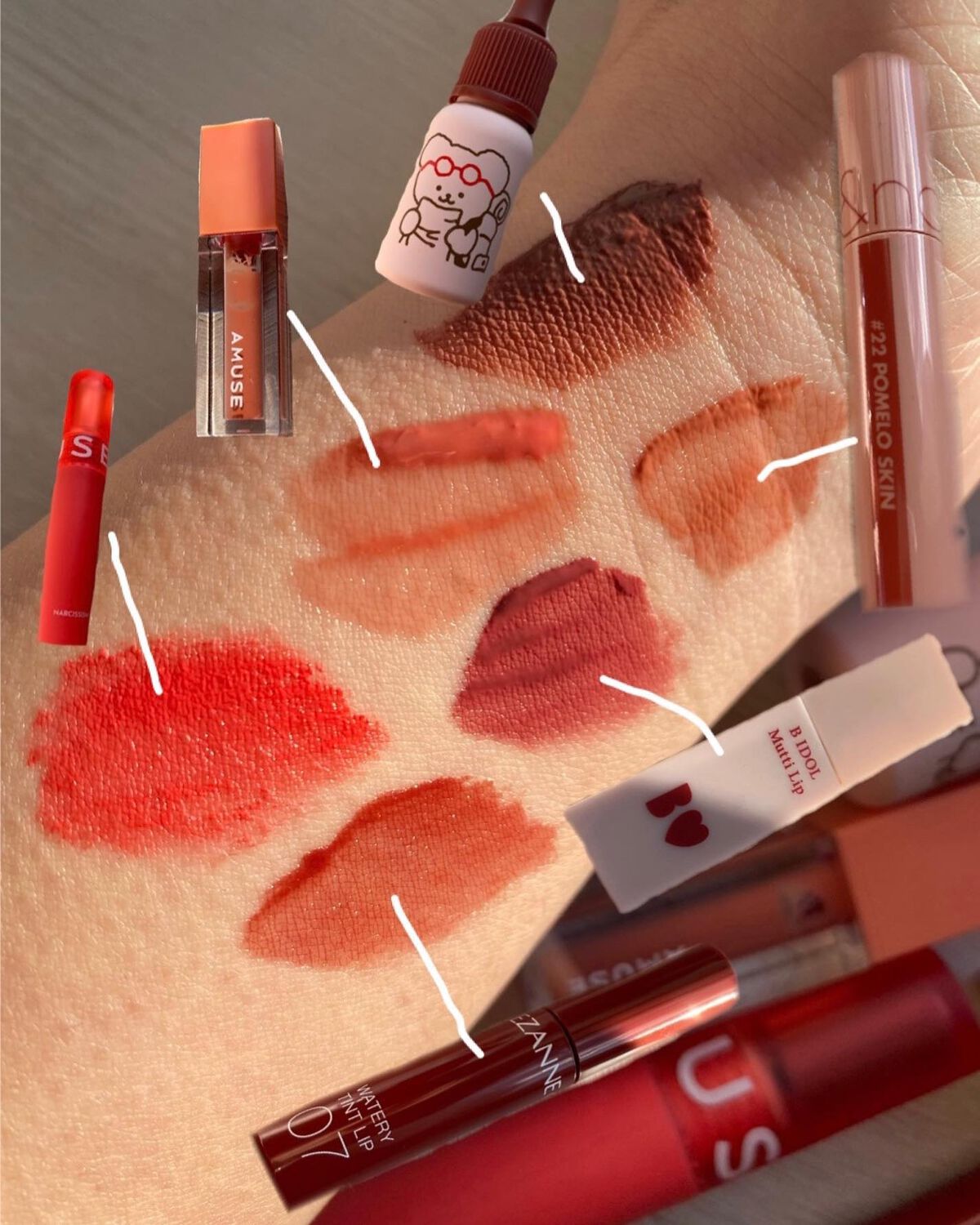 KANNIE on LIPS 「最近よく使うリップ6選💄#periperainkvelvet0..」(1枚目)