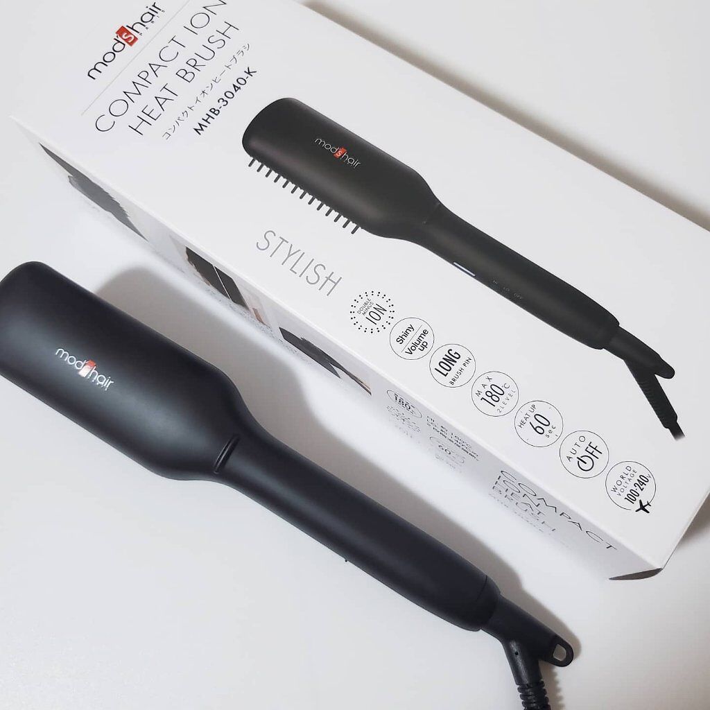 スタイリッシュ コンパクトイオンヒートブラシ MHB-3040-K/mod's hair/ヒートブラシを使ったクチコミ（1枚目）