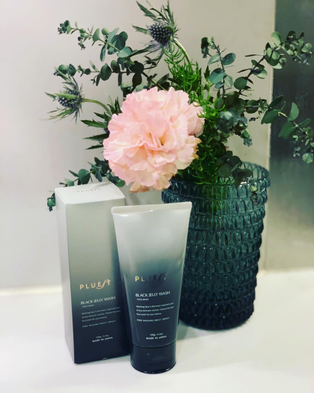 BLACK JELLY WASH（ブラックジェリーウォッシュ）/PLUEST/その他洗顔料を使ったクチコミ（1枚目）