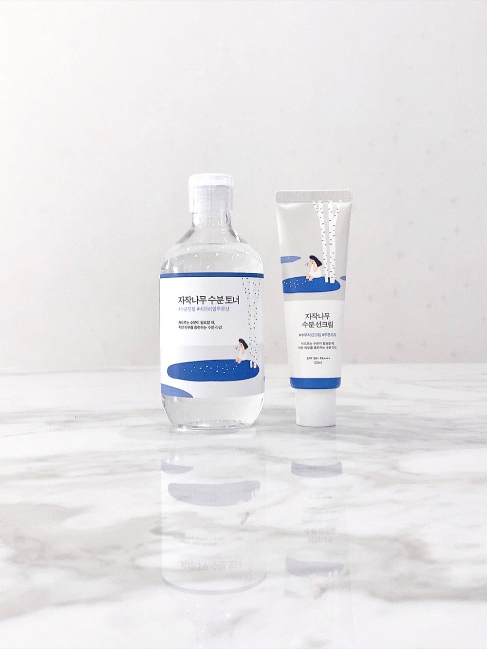 白樺水分uvクリーム/ROUND LAB/日焼け止めクリームを使ったクチコミ(1枚目)