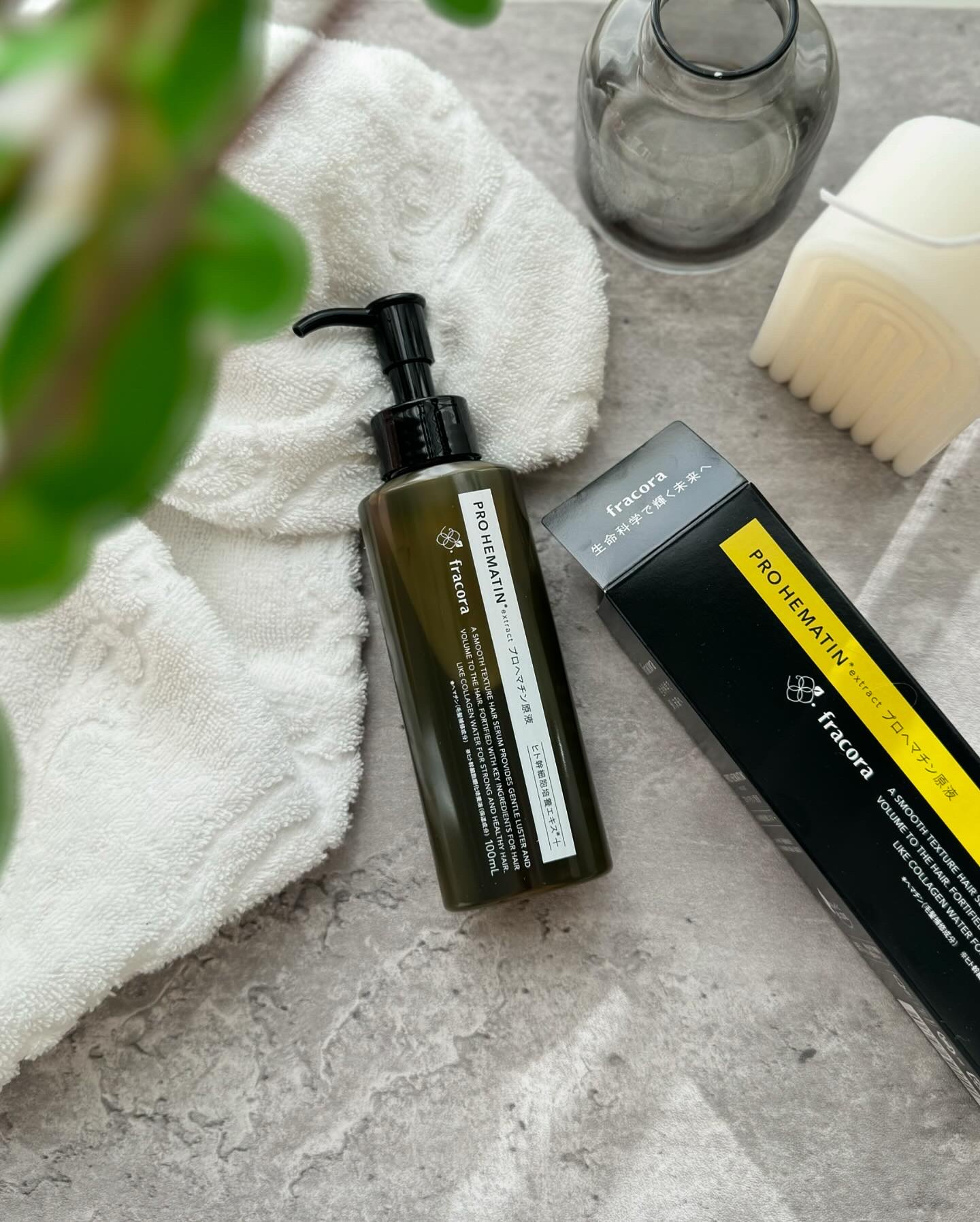 プロヘマチン原液 ヒト幹細胞培養エキス＋/fracora/洗い流すヘアトリートメントを使ったクチコミ（3枚目）