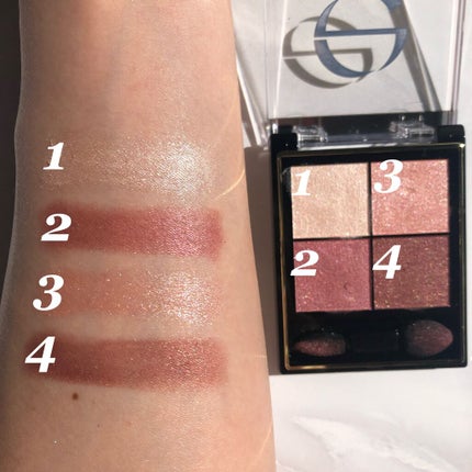 リアルクローズシャドウ/excel/アイシャドウパレットを使ったクチコミ(2枚目)