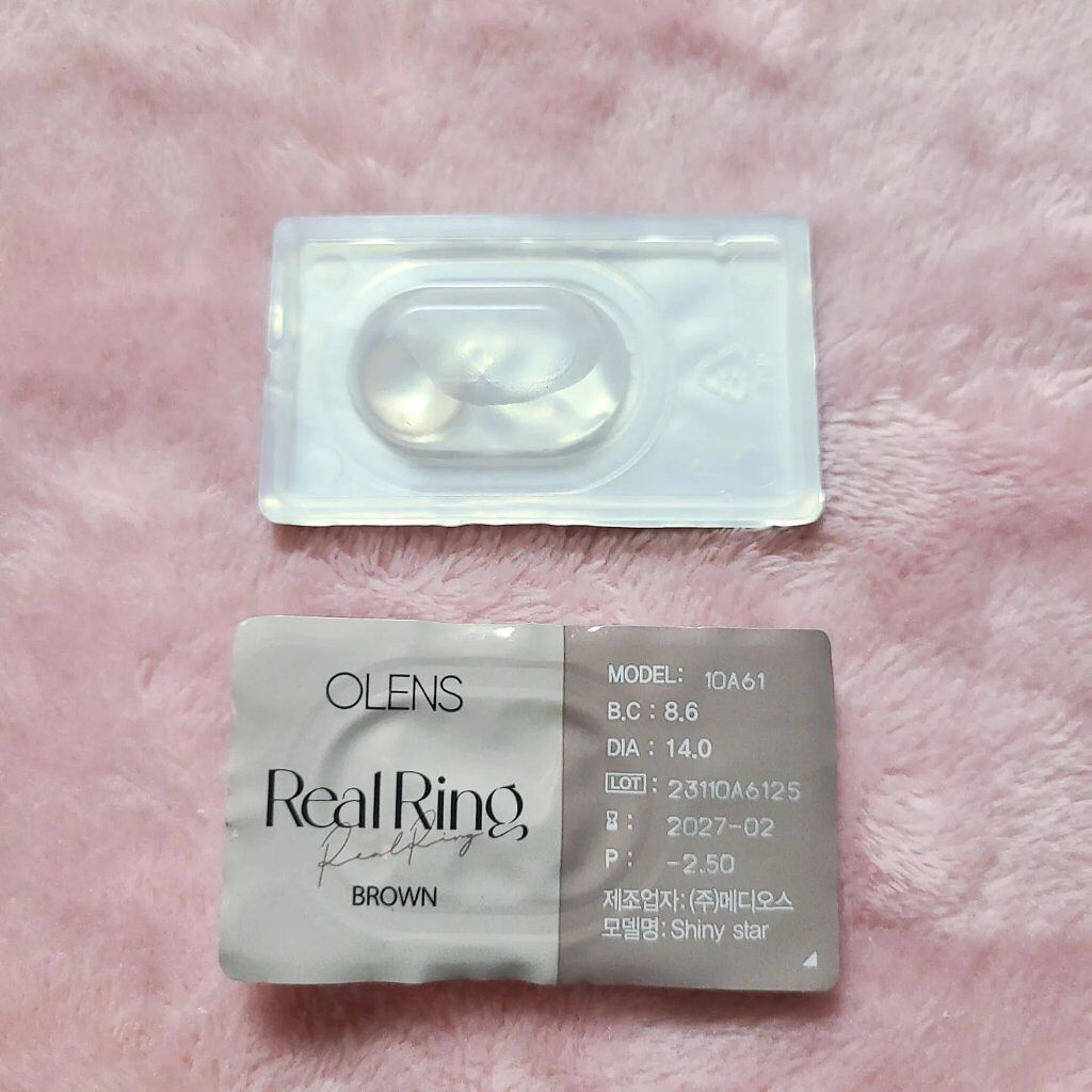 Real Ring 1Month ブラウン/OLENS/１ヶ月（１MONTH）カラコンを使ったクチコミ（3枚目）