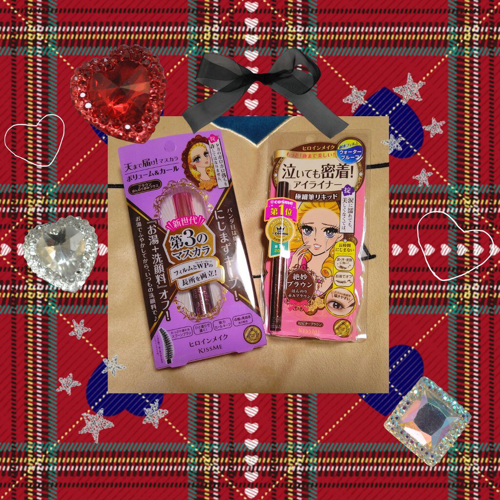 ボリューム＆カールマスカラ アドバンストフィルム/ヒロインメイク/マスカラを使ったクチコミ（1枚目）