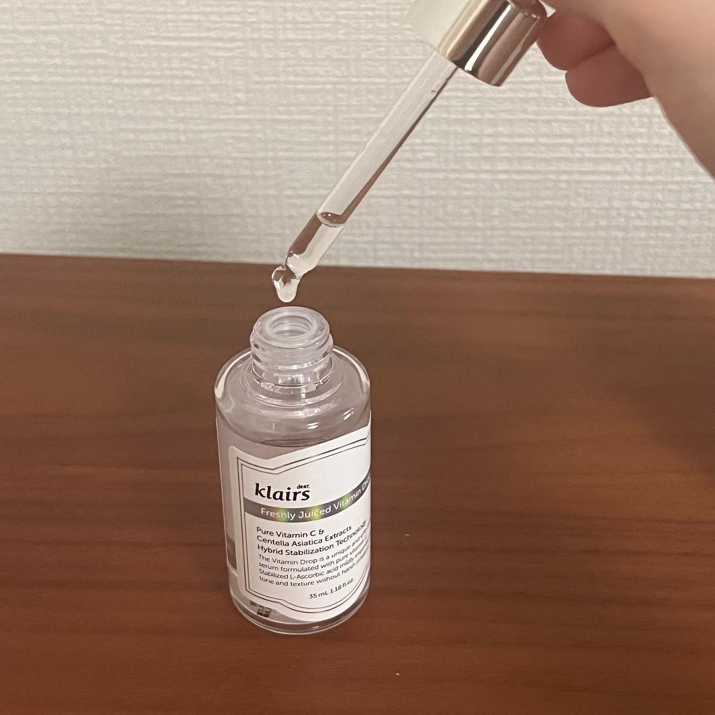 フレッシュリージュースドビタミンドロップ(35ml)/Klairs/美容液を使ったクチコミ(2枚目)