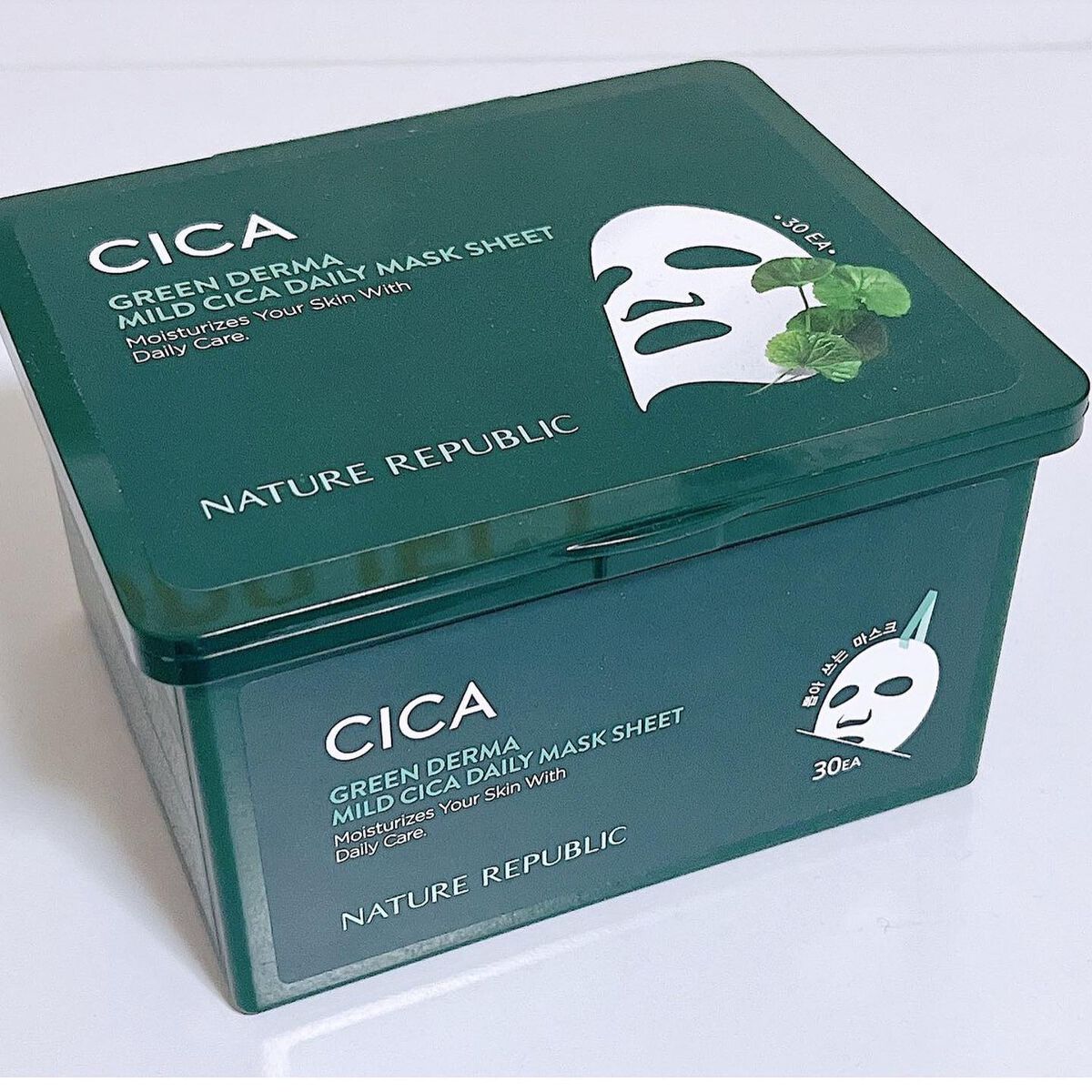 グリーンダーマCICA デイリーシートマスク/ネイチャーリパブリック/シートマスク・パックを使ったクチコミ（1枚目）