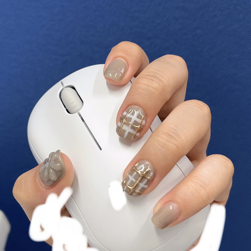 ジェルネイル（ライト対応）/セリア/ジェルネイルを使ったクチコミ（2枚目）