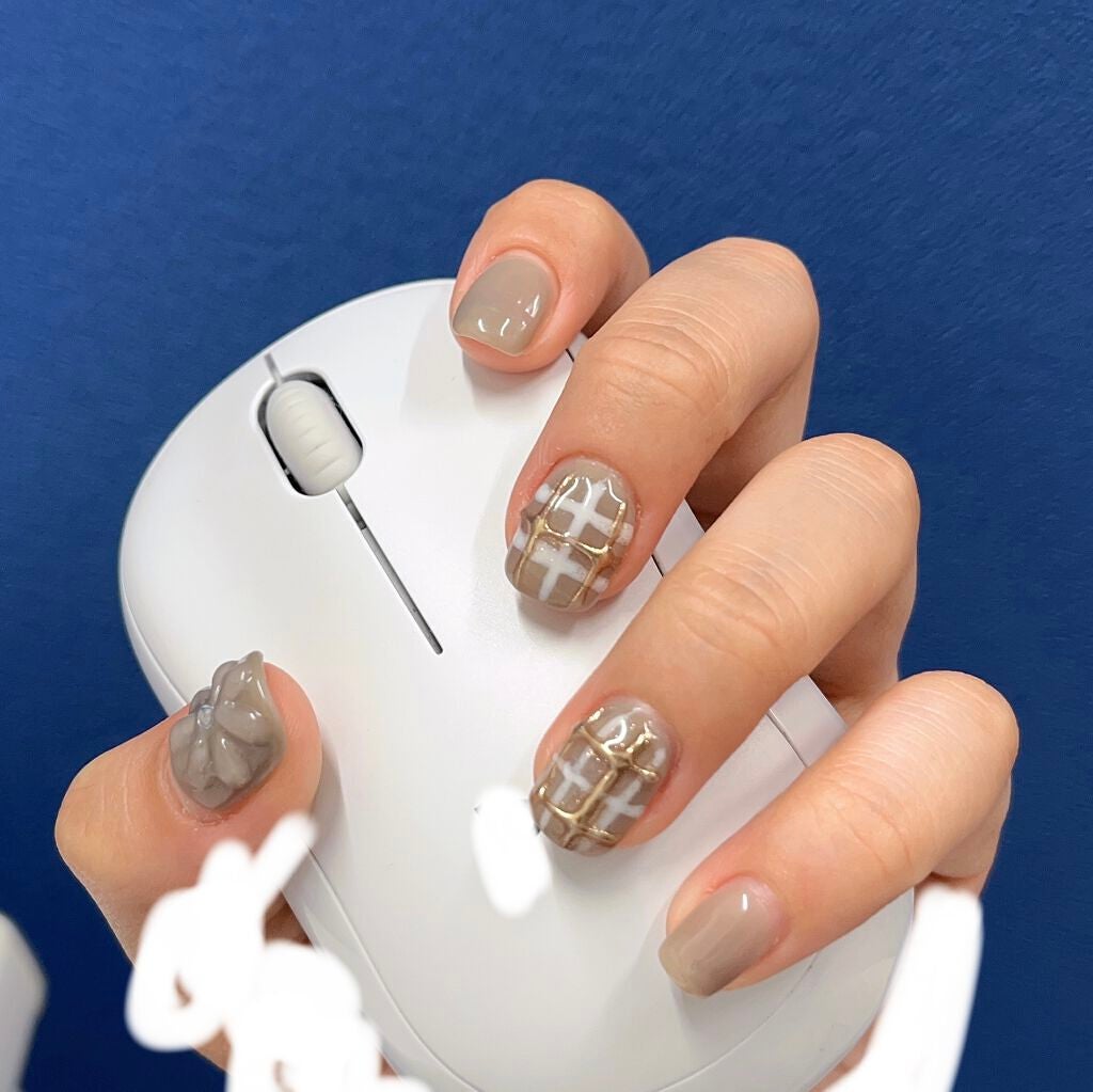 ジェルネイル(ライト対応)/セリア/ジェルネイルを使ったクチコミ(2枚目)