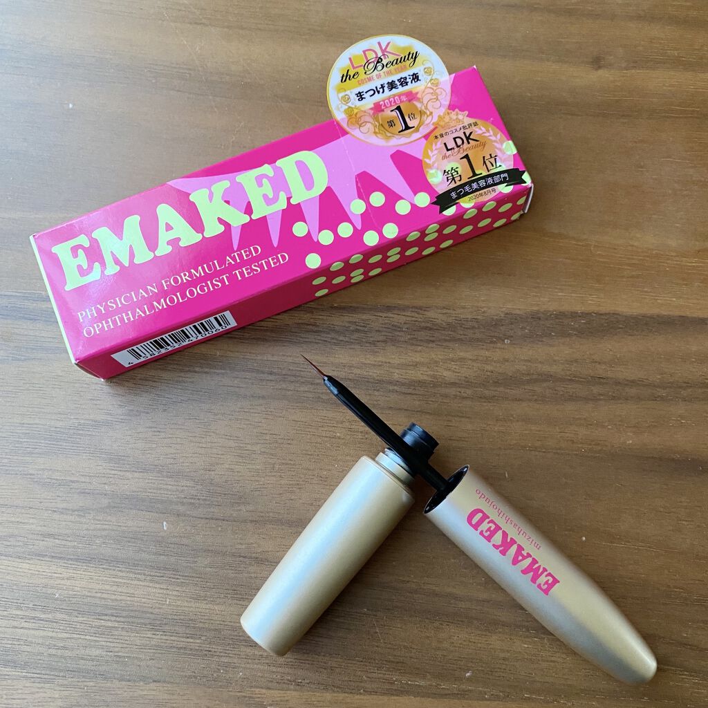 EMAKED（エマーキット）/水橋保寿堂製薬/まつげ美容液を使ったクチコミ（1枚目）