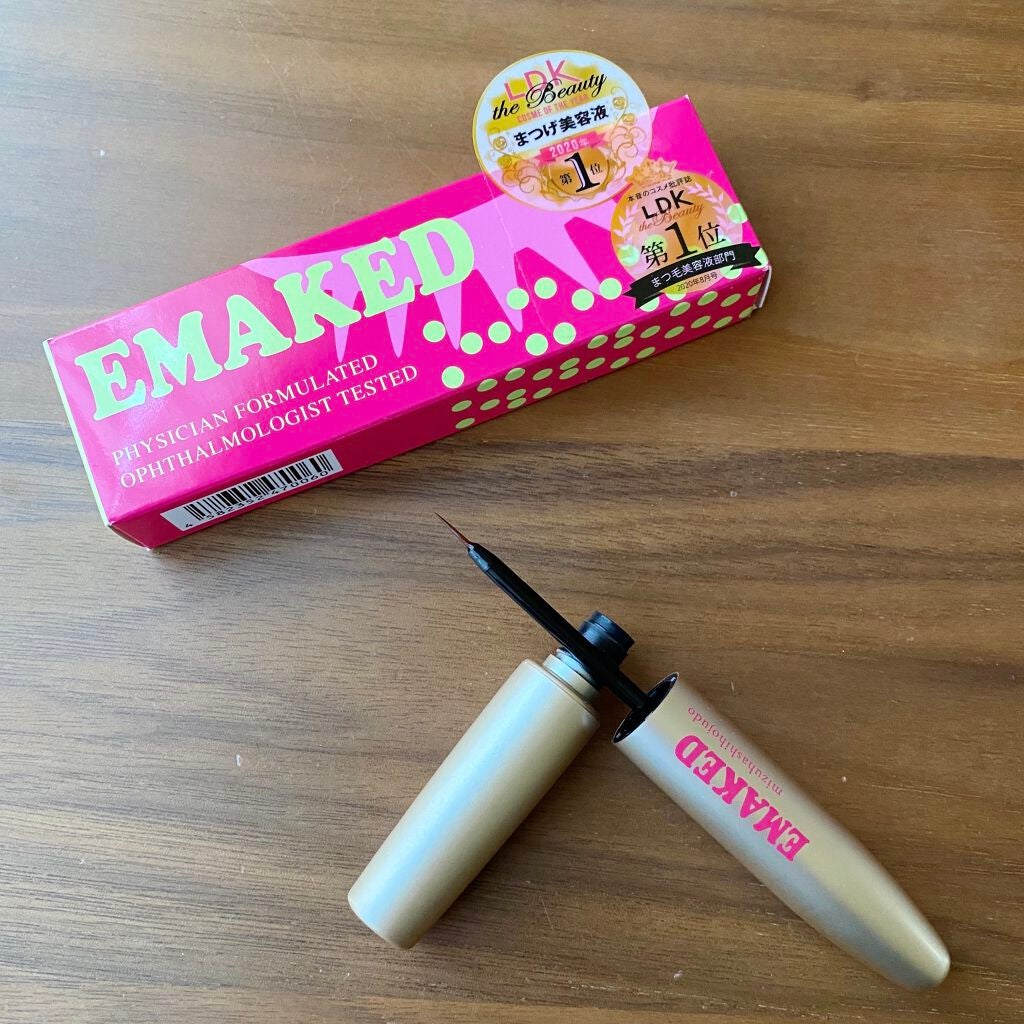 EMAKED(エマーキット)/水橋保寿堂製薬/まつげ美容液を使ったクチコミ(1枚目)