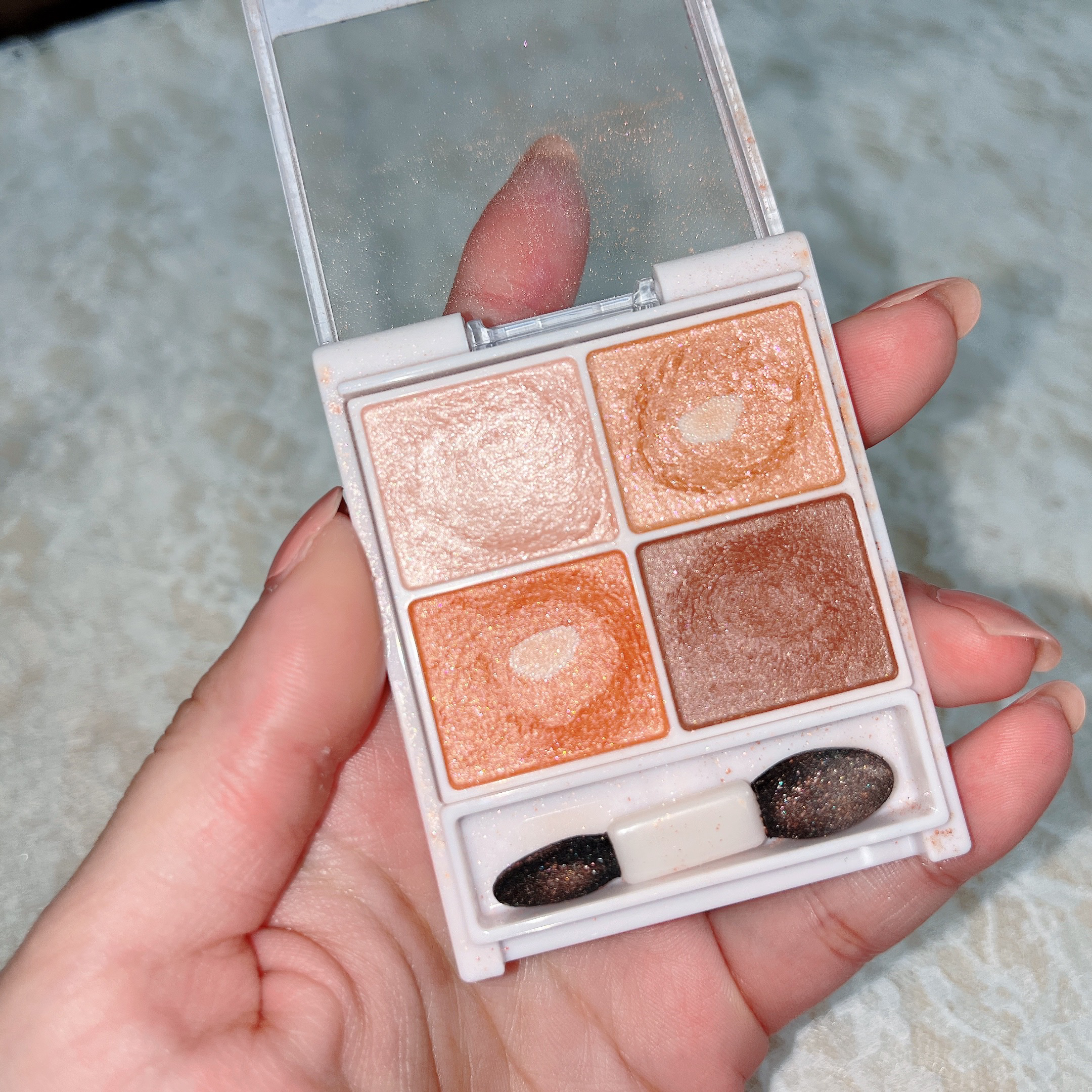 シルキースフレアイズ/キャンメイク/アイシャドウパレットを使ったクチコミ（3枚目）