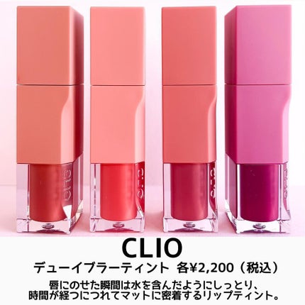 デューイ ブラー ティント 08 MAUVE PLUM/CLIO/リップティントを使ったクチコミ(2枚目)