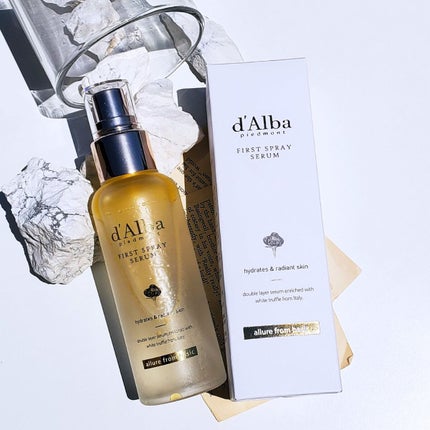 ダルバ ホワイトトリュフファーストスプレーセラム/ダルバ/ミスト状化粧水を使ったクチコミ(1枚目)