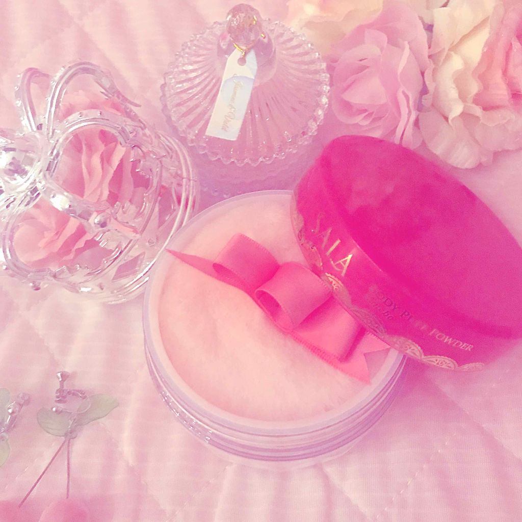 ボディパフパウダーN プリズムパール(サラ スウィートローズの香り)/SALA/ボディパウダー by ななあひる