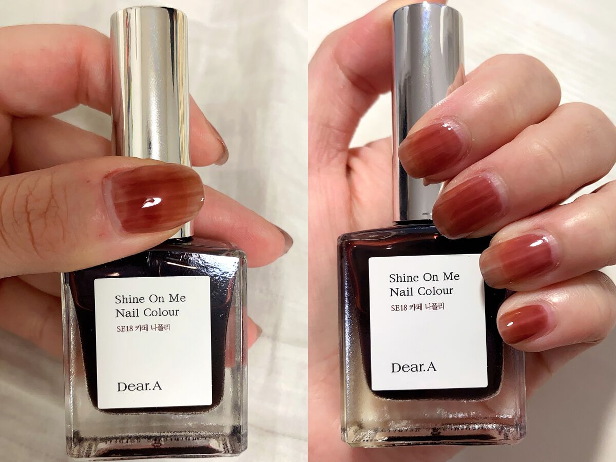 シャインオンミーネイルカラー SE17.ヴィンテージローズ/Dear.A/マニキュアを使ったクチコミ（3枚目）