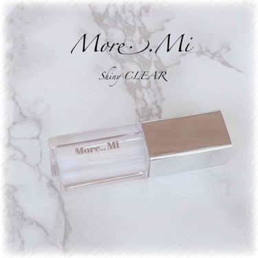 

-` ̗  More..Mi   ̖ ´-

More..Mi by momo
01 Shiny clear

すっぴんの唇でもうるうるツヤツヤ💋
90%以上の保湿力で乾燥しらず♪
細かいラメがザク