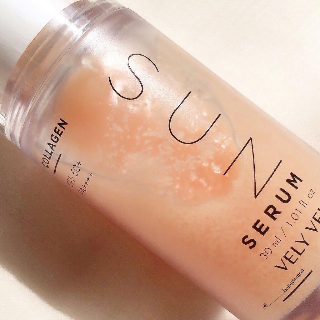 ハリケアコラーゲンサンセラム/VELY VELY/日焼け止めジェルを使ったクチコミ（1枚目）