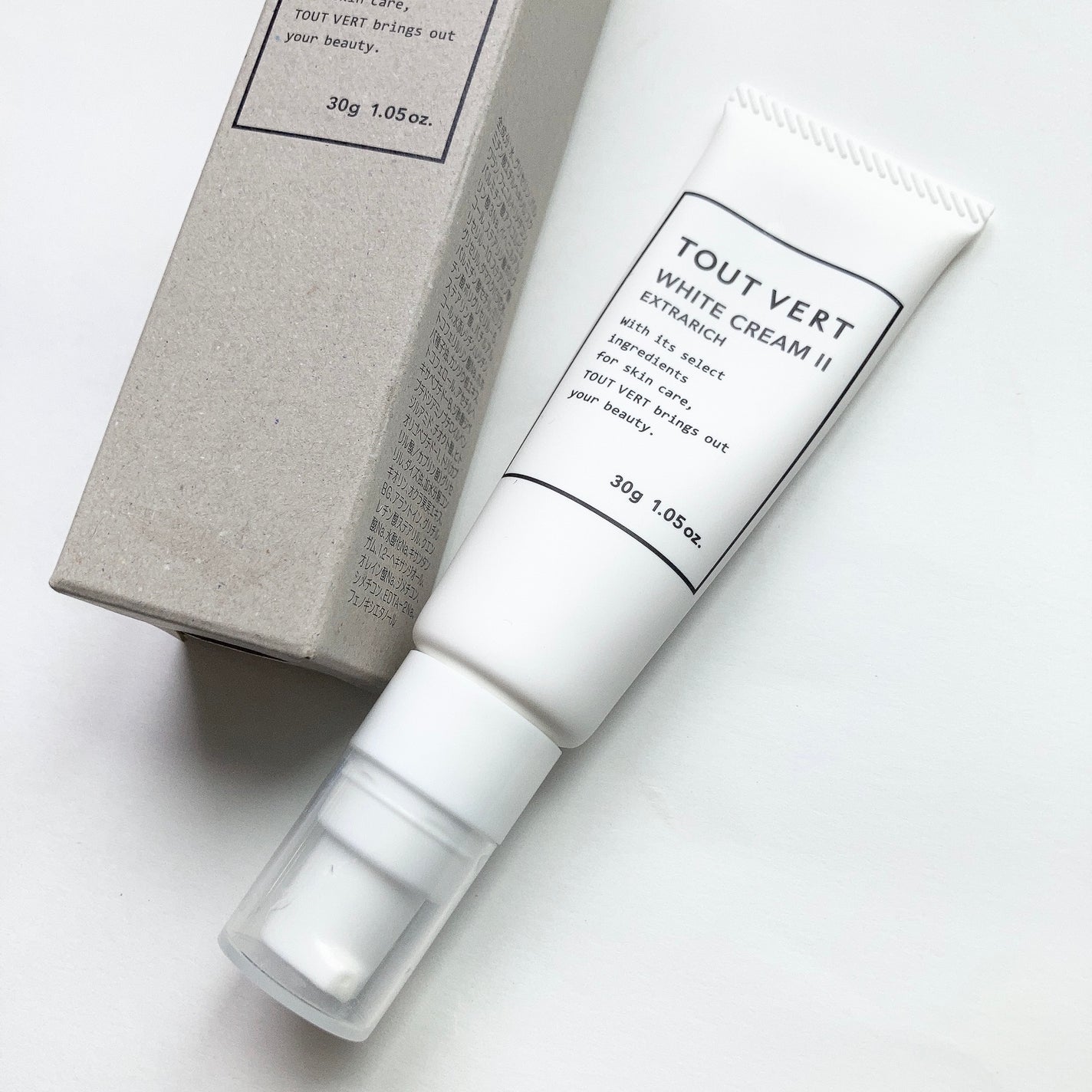 ホワイトクリームII エクストラリッチ/TOUT VERT/フェイスクリームを使ったクチコミ(1枚目)