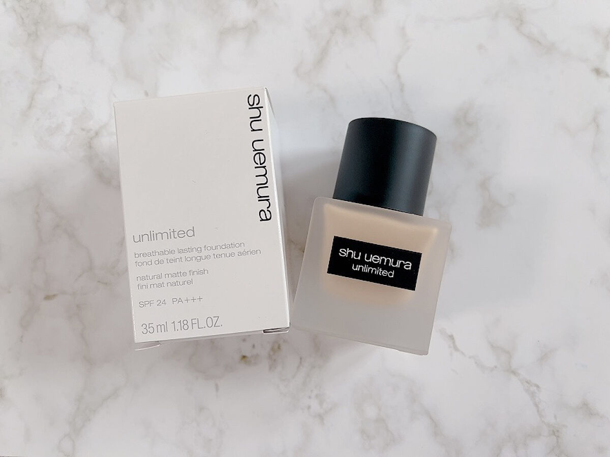 （旧）アンリミテッド ラスティング フルイド/shu uemura/リキッドファンデーションを使ったクチコミ（1枚目）