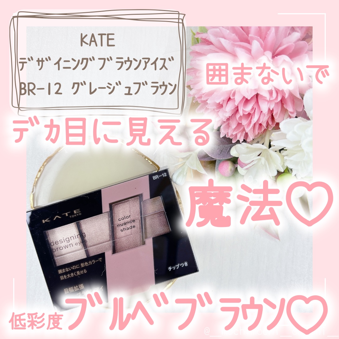 デザイニングブラウンアイズ/KATE/アイシャドウパレットを使ったクチコミ（1枚目）