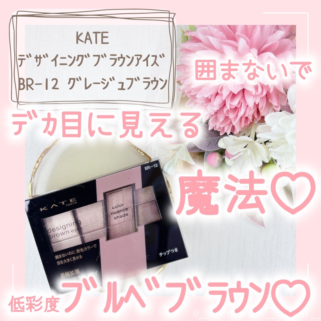 デザイニングブラウンアイズ/KATE/アイシャドウパレットを使ったクチコミ(1枚目)