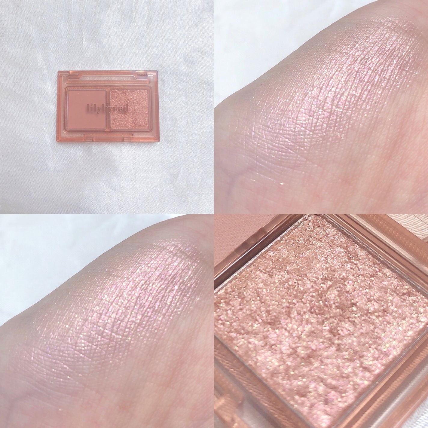 TWINKLE POP Pearl Flex Glitter Eye Palette/CLIO/アイシャドウパレットを使ったクチコミ(4枚目)