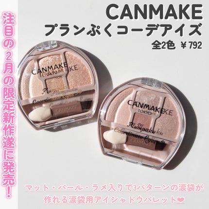 プランぷくコーデアイズ/キャンメイク/パウダーアイシャドウを使ったクチコミ(2枚目)