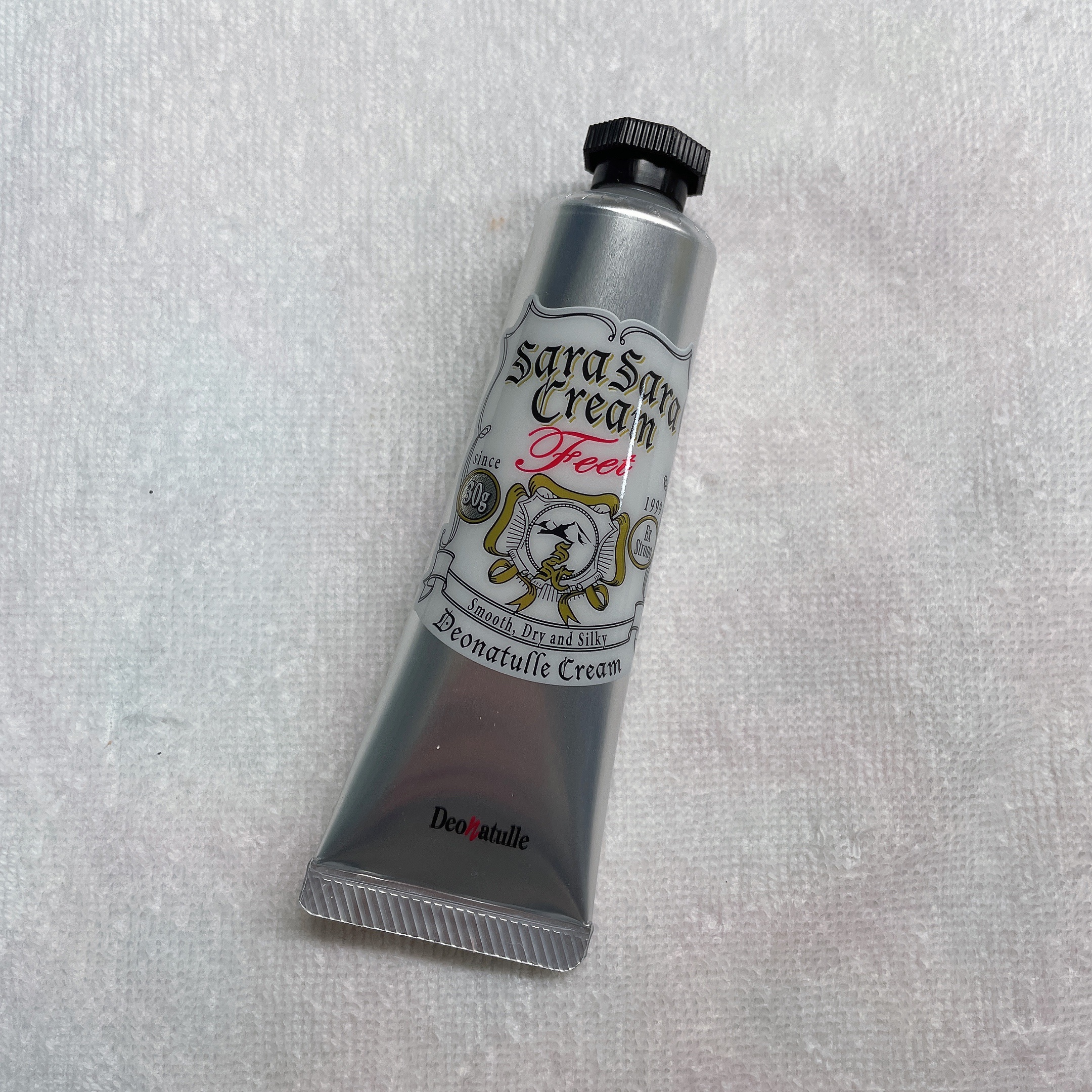 薬用足指さらさらクリーム/デオナチュレ/デオドラント・制汗剤を使ったクチコミ（2枚目）