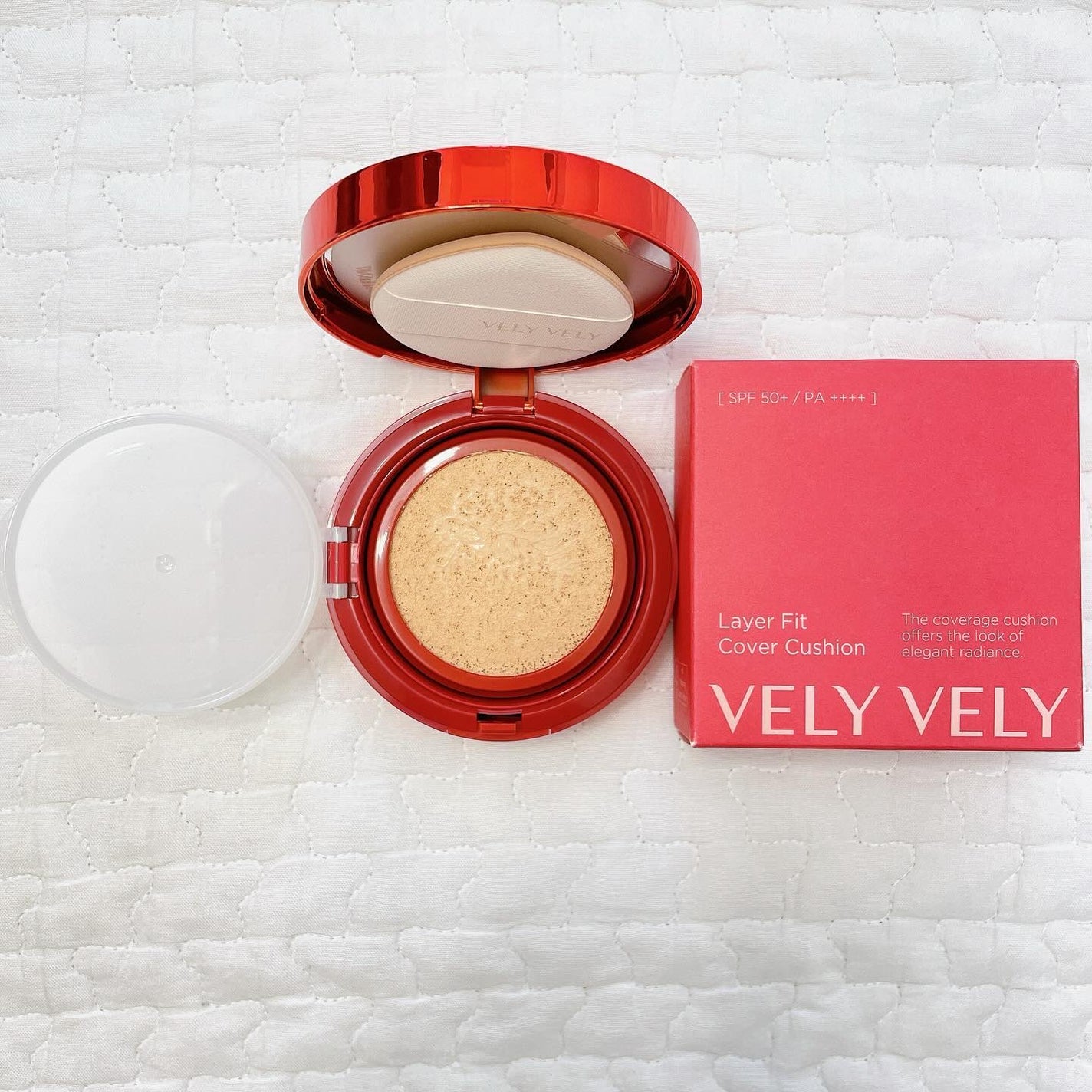 レイヤーフィットカバークッション/VELY VELY/クッションファンデーションを使ったクチコミ(2枚目)