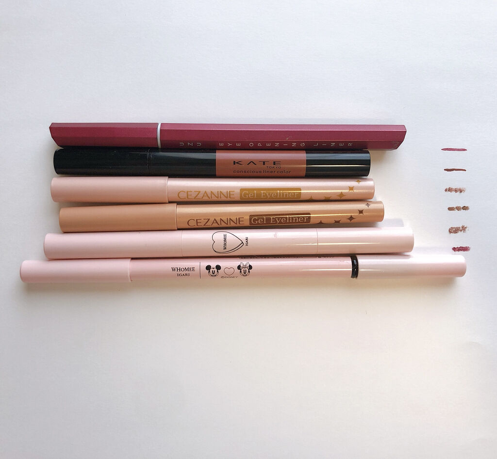 ジェルアイライナー/CEZANNE/ジェルアイライナーを使ったクチコミ（1枚目）