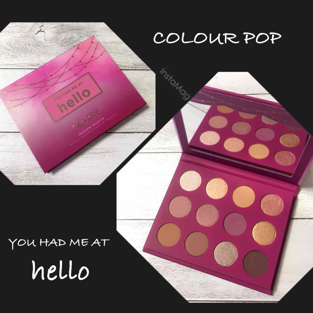 YOU HAD ME AT HELLO/ColourPop/アイシャドウパレットを使ったクチコミ(1枚目)