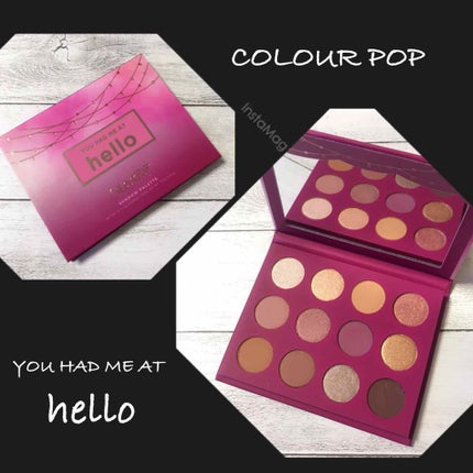 YOU HAD ME AT HELLO/ColourPop/アイシャドウパレットを使ったクチコミ(1枚目)